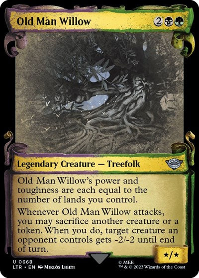 Old Man Willow (Showcase Scrolls) (Universes Beyond: The Lord of the Rings: Tales of Middle-earth) Near Mint
