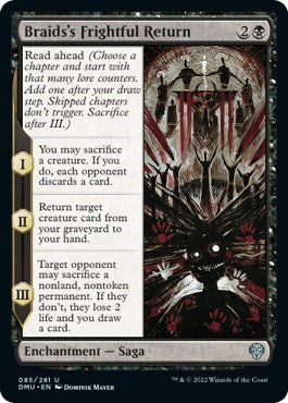 Braids's Frightful Return (Dominaria United) Near Mint