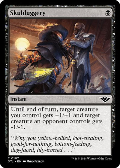 Skulduggery (Outlaws of Thunder Junction) Near Mint Foil