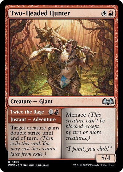 Two-Headed Hunter (Wilds of Eldraine) Near Mint