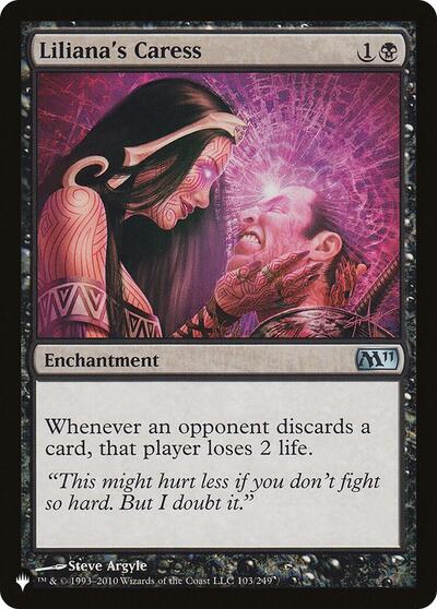 Liliana's Caress (The List) Near Mint