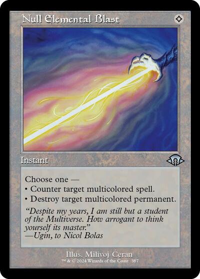 Null Elemental Blast (Retro Frame) (Modern Horizons 3) Near Mint Foil