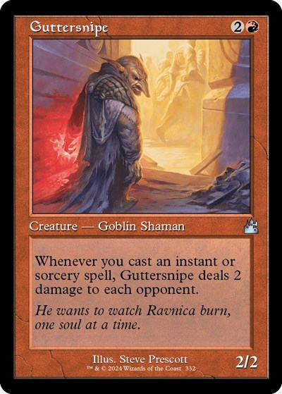 Guttersnipe (Retro Frame) (Ravnica Remastered) Near Mint