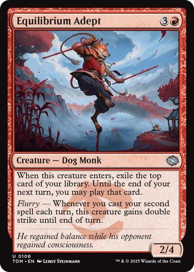 Equilibrium Adept (Tarkir: Dragonstorm) Light Play Foil