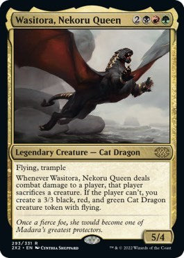 Wasitora, Nekoru Queen (Double Masters 2022) Near Mint