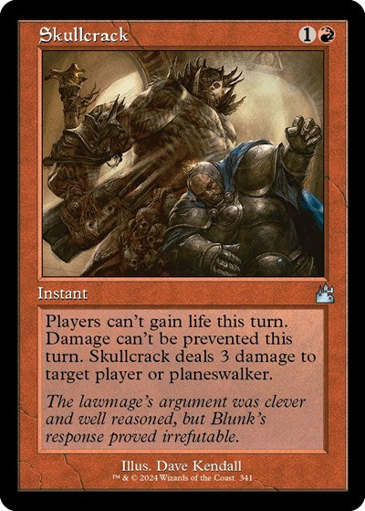 Skullcrack (Retro Frame) (Ravnica Remastered) Near Mint Foil