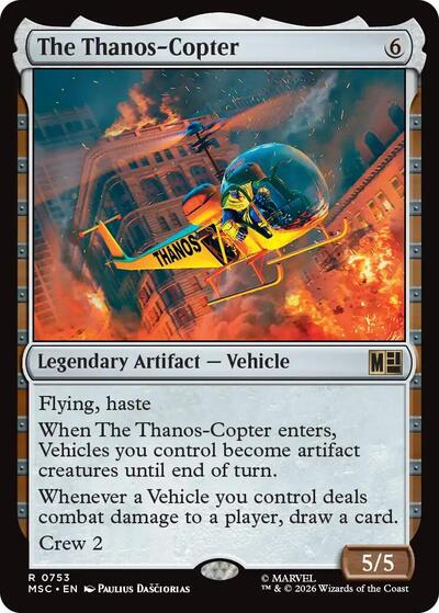 The Thanos-Copter (Commander: Marvel Super Heroes) Near Mint