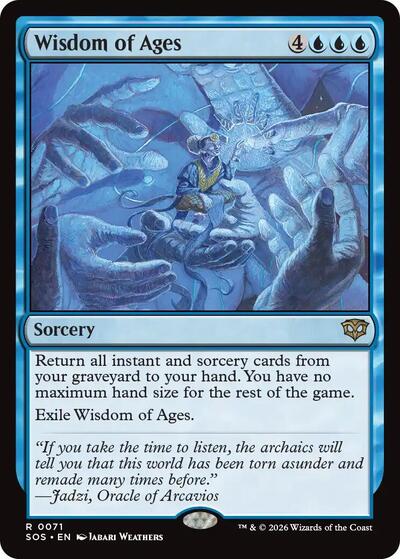 Wisdom of Ages (Secrets of Strixhaven) Light Play Foil
