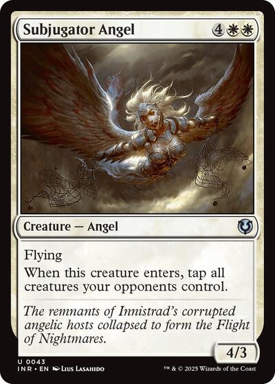 Subjugator Angel (Innistrad Remastered) Light Play Foil