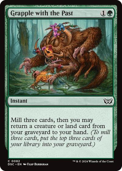 Grapple with the Past (Commander: Duskmourn: House of Horror) Near Mint