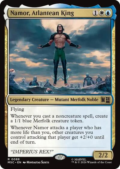 Namor, Atlantean King (Commander: Marvel Super Heroes) Near Mint