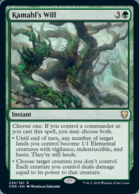 Kamahl's Will (Commander Legends) Near Mint Foil