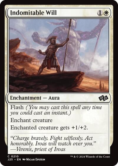 Indomitable Will (Foundations Jumpstart) Near Mint