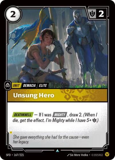 Unsung Hero (Spiritforged) Near Mint