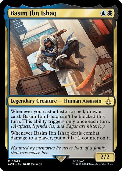 Basim Ibn Ishaq (Universes Beyond: Assassin's Creed) Near Mint Foil