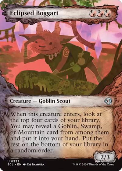 Eclipsed Boggart (Showcase) (Lorwyn Eclipsed) Near Mint