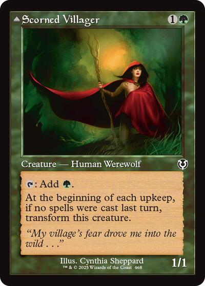 Scorned Villager (Retro Frame) (Innistrad Remastered) Near Mint