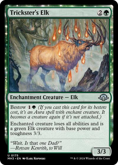 Trickster's Elk (Modern Horizons 3) Near Mint Foil