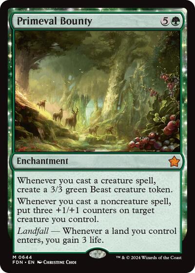 Primeval Bounty (Foundations) Near Mint