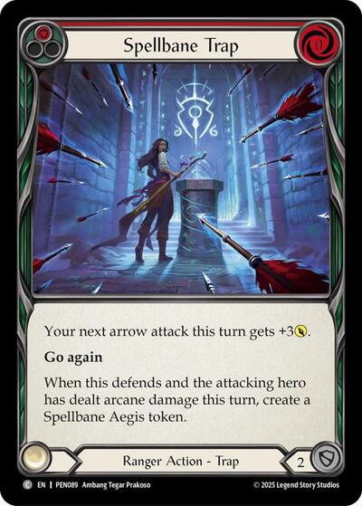 Spellbane Trap (Red) (Compendium of Rathe) Near Mint Foil