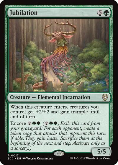 Jubilation (Commander: Lorwyn Eclipsed) Near Mint