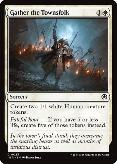 Gather the Townsfolk (Innistrad Remastered) Near Mint Foil