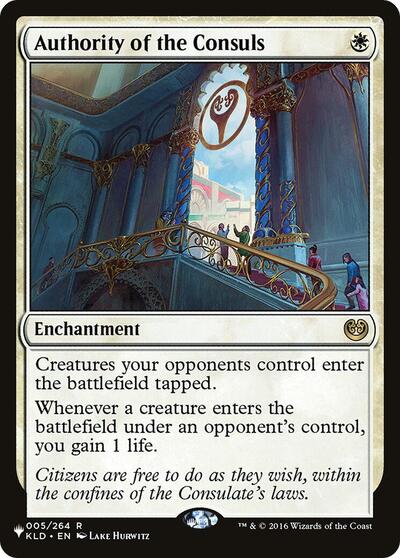 Authority of the Consuls (The List) Near Mint