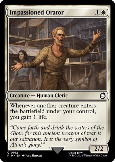 Impassioned Orator (Universes Beyond: Fallout) Near Mint Foil