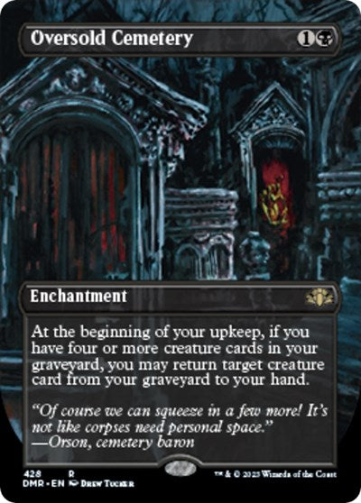Oversold Cemetery (Borderless) (Dominaria Remastered) Near Mint