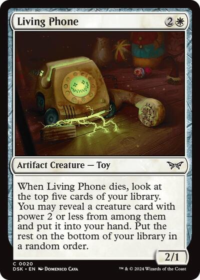 Living Phone (Duskmourn: House of Horror) Near Mint Foil