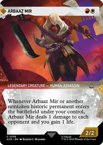 Arbaaz Mir (Showcase) (Universes Beyond: Assassin's Creed) Near Mint Foil
