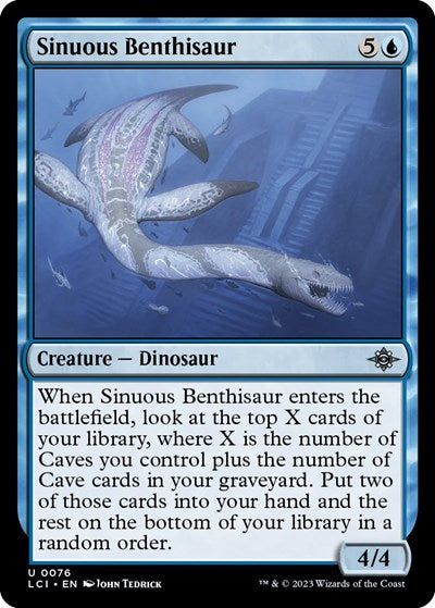 Sinuous Benthisaur (The Lost Caverns of Ixalan) Near Mint