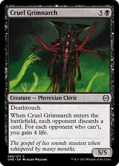 Cruel Grimnarch (Phyrexia: All Will Be One) Near Mint