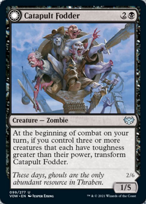 Catapult Fodder / Catapult Captain (Innistrad: Crimson Vow) Near Mint