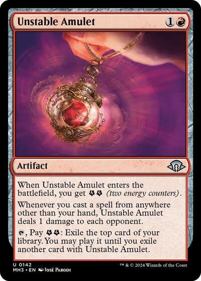 Unstable Amulet (Modern Horizons 3) Near Mint Foil