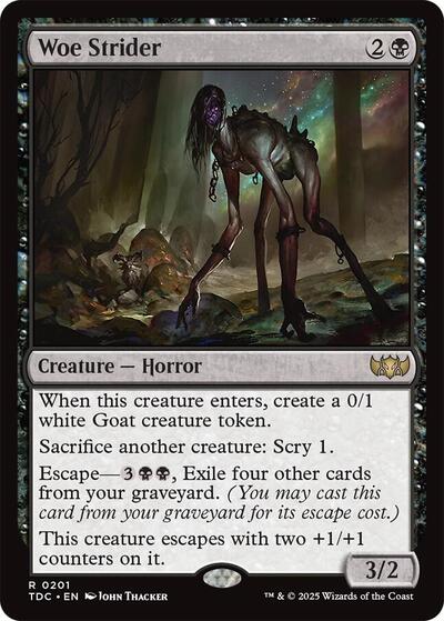 Woe Strider (Commander: Tarkir: Dragonstorm) Near Mint