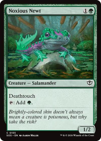 Noxious Newt (Secrets of Strixhaven) Near Mint