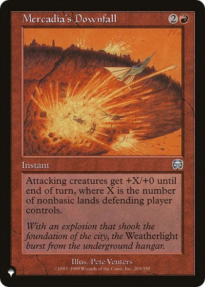 Mercadia's Downfall (The List) Near Mint