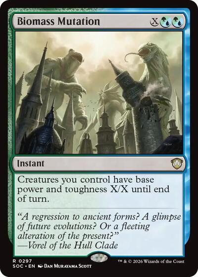 Biomass Mutation (Commander: Secrets of Strixhaven) Near Mint