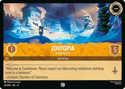 Zootopia - Tundratown (Winterspell) Near Mint Cold Foil