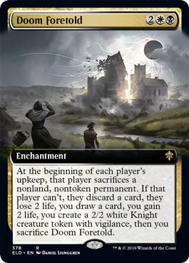 Doom Foretold (Extended Art) (Throne of Eldraine) Near Mint