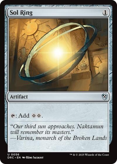 Sol Ring (0056) (Commander: Aetherdrift) Near Mint