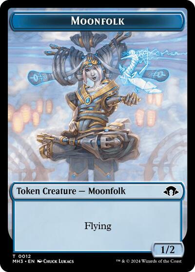 Moonfolk Token (Modern Horizons 3) Near Mint