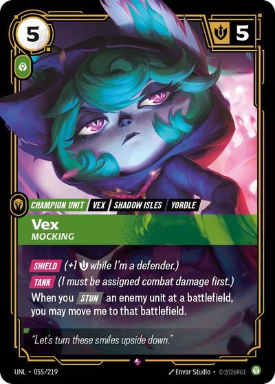 Vex Mocking (Unleashed) Near Mint Foil