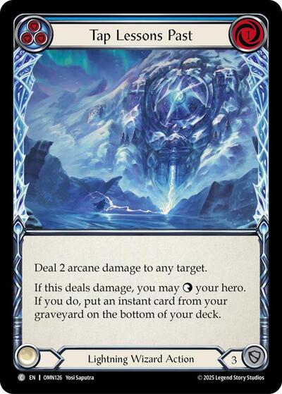 Tap Lessons Past (Blue) (Omens of the Third Age) Near Mint Foil