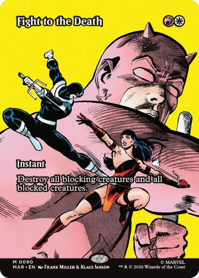 Fight to the Death (Borderless) (Marvel Eternal-Legal) Near Mint