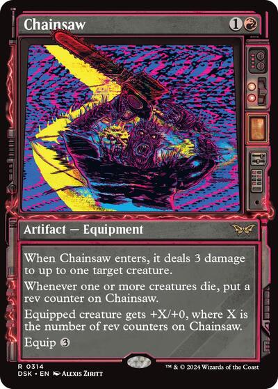 Chainsaw (Showcase) (Duskmourn: House of Horror) Near Mint