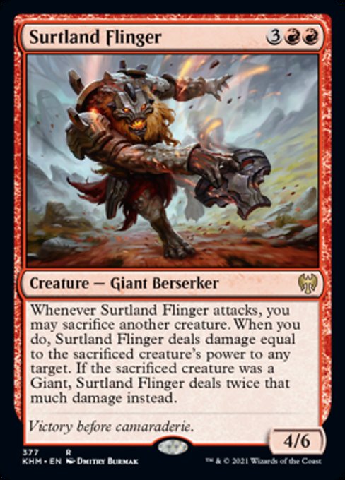 Surtland Flinger (Kaldheim) Near Mint