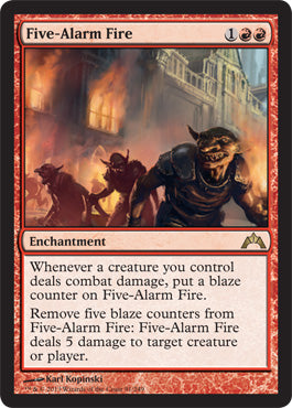 Five-Alarm Fire (Gatecrash) Light Play Foil