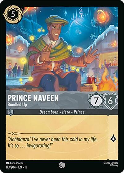 Prince Naveen - Bundled Up (Winterspell) Near Mint Cold Foil